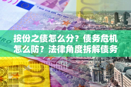 北京按份之债怎么分？债务危机怎么防？法律角度拆解债务分配与风险自保指南