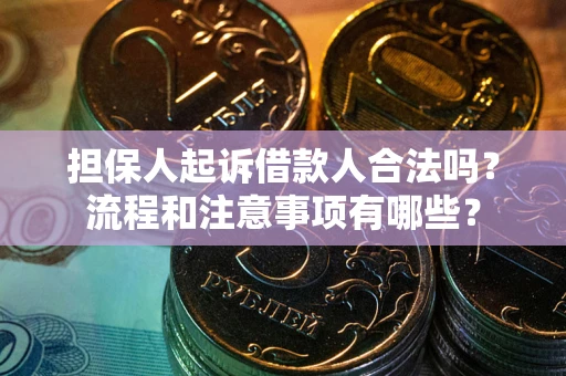 北京担保人起诉借款人合法吗？流程和注意事项有哪些？