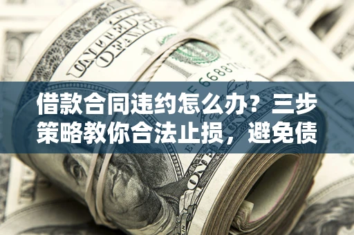 北京借款合同违约怎么办？三步策略教你合法止损，避免债务危机升级
